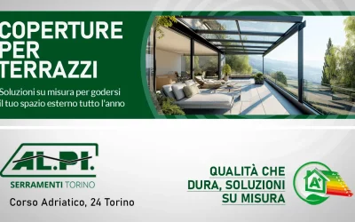 Coperture per Terrazzi Torino: soluzioni per vivere gli spazi esterni