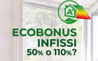 Bonus finestre, detrazioni al 50% o 110%?