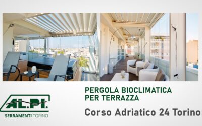 Copertura per terrazzo apribile