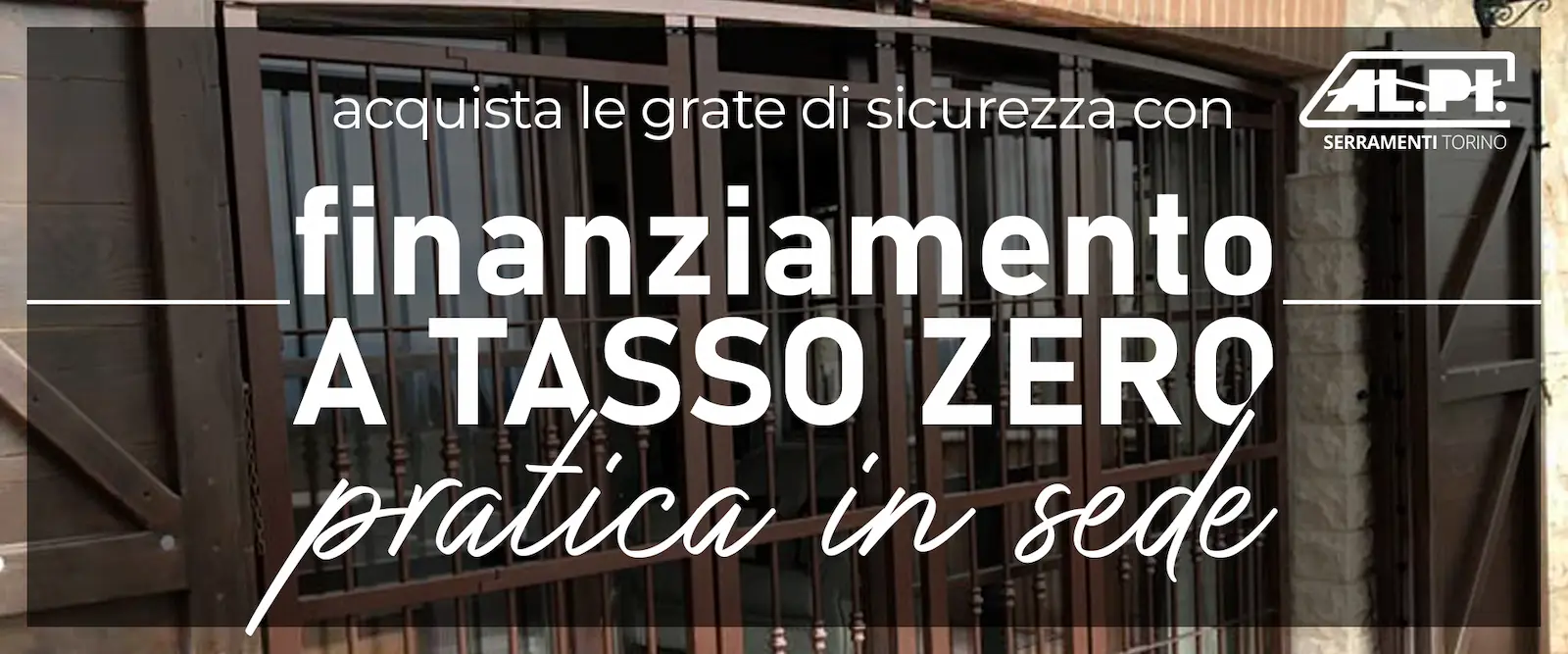 grate di sicurezza finanziamento tasso zero