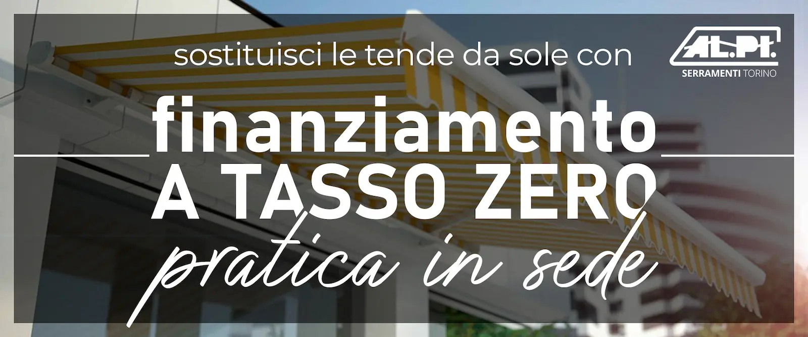 tende da sole finanziamento tasso zero