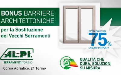 L’utilizzo del “Bonus Barriere Architettoniche” per la Sostituzione dei Vecchi Serramenti