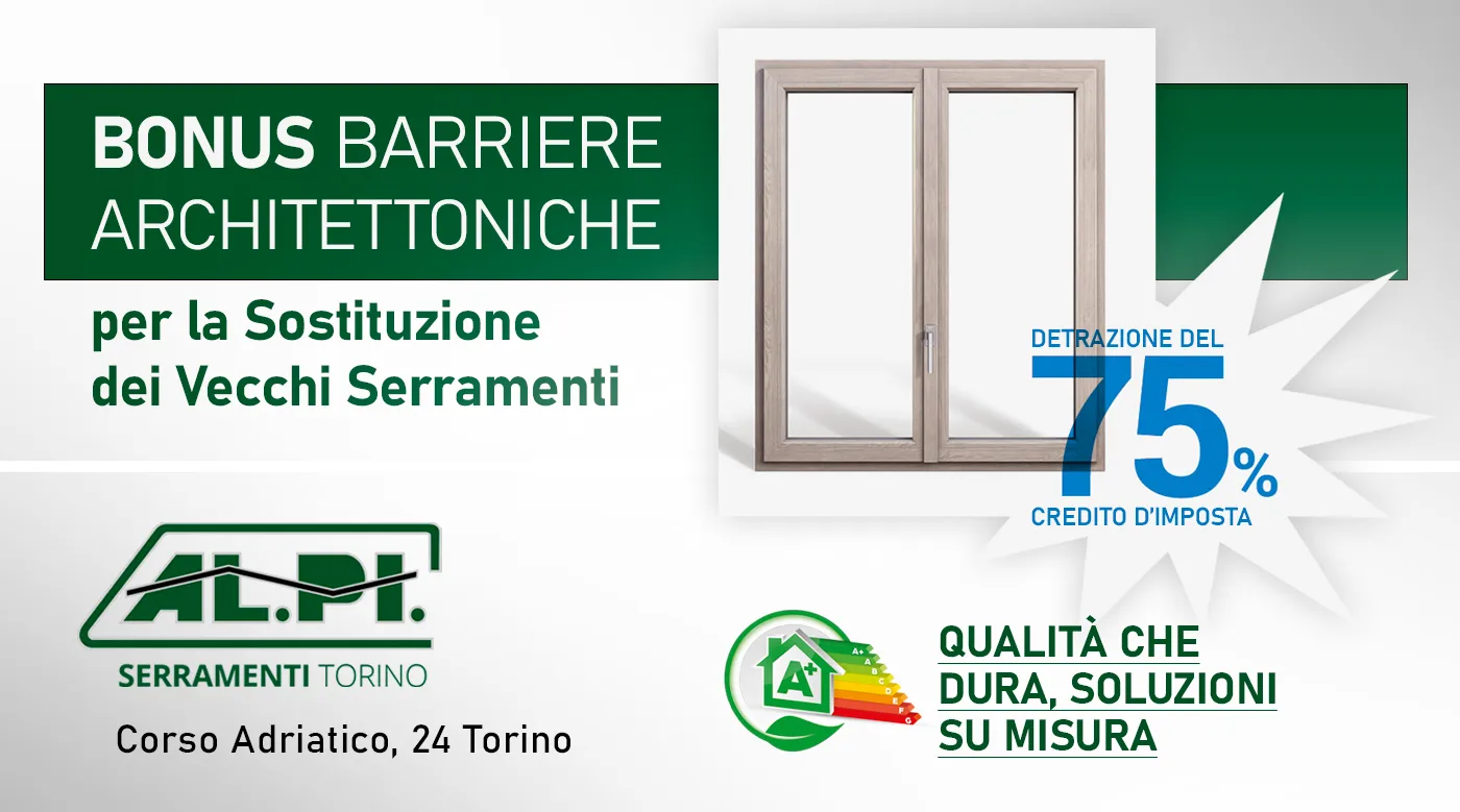 bonus barriere architettoniche 75%