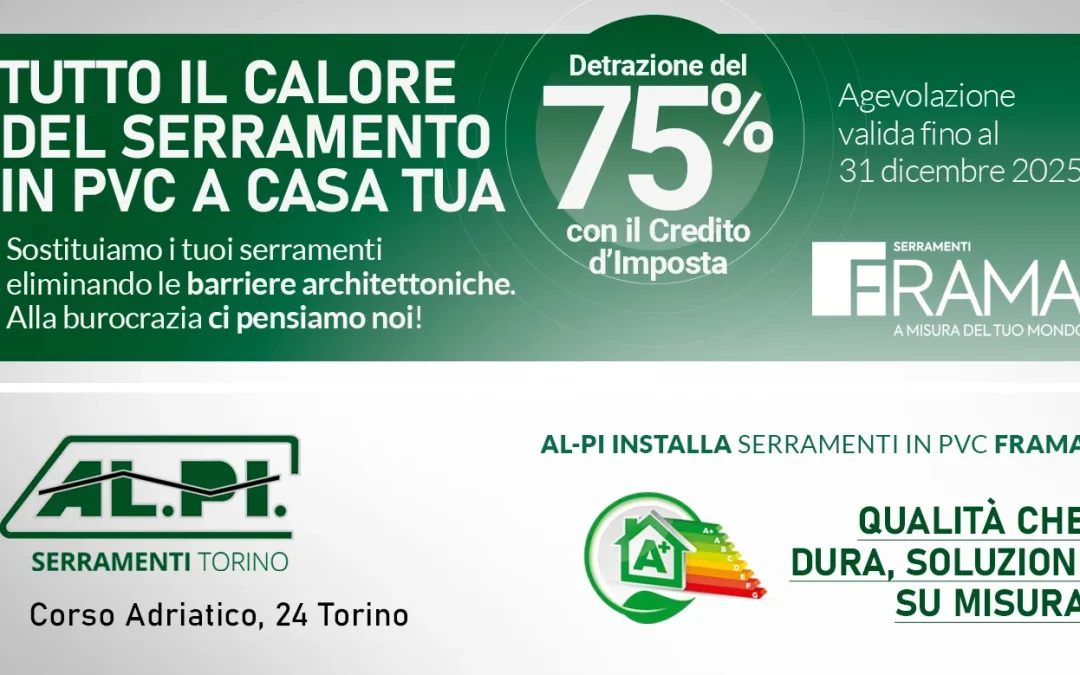 Serramenti PVC Frama a Torino