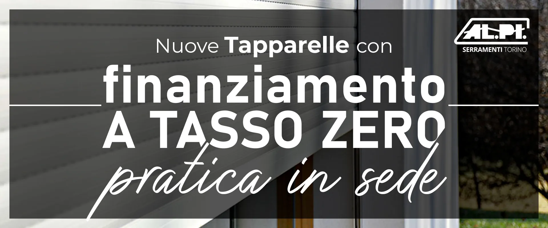 tapparelle torino finanziamento tasso zero