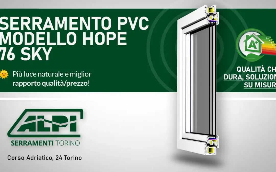 Infissi in PVC Torino: Frama Hope 76 Sky