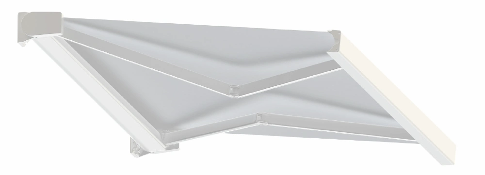 tenda da sole a bracci con cassonetto