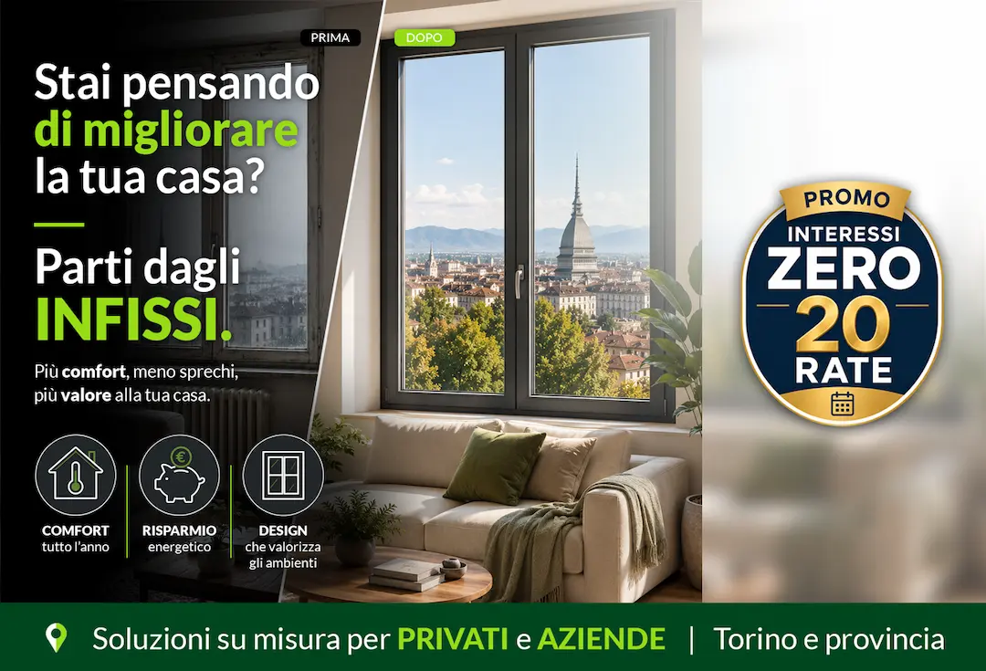SERRAMENTI 20 RATE A TASSO ZERO