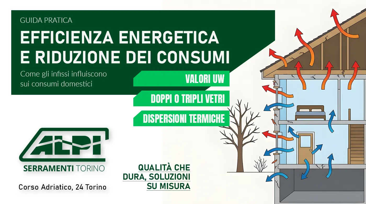 Infissi e risparmio energetico: guida | ALPI Torino